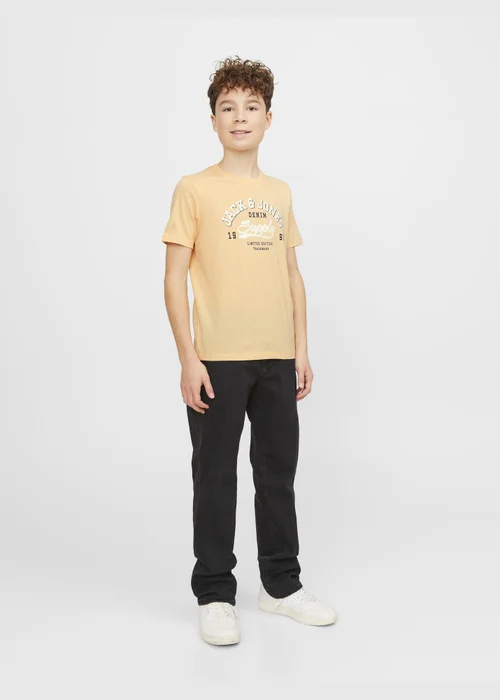 Jack & Jones Boys Orange T-Shirt (6-16yrs) - 6 Yrs Image 4