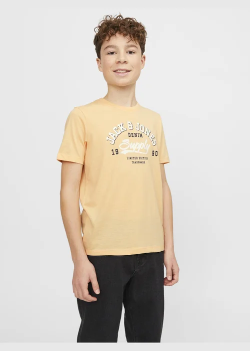Jack & Jones Boys Orange T-Shirt (6-16yrs) - 6 Yrs Image 1