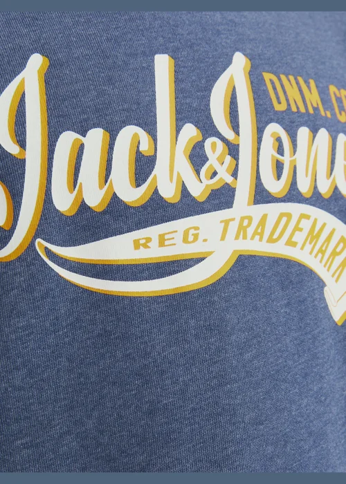 Jack & Jones Boys Blue Hooded Sweatshirt (8-16yrs) - Age 8 Years Image 5