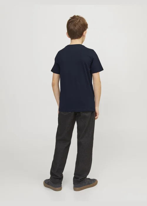 Jack & Jones Navy Slogan T-Shirt (6-16yrs) - Age 6 Years Image 2