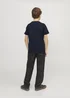 Jack & Jones Navy Slogan T-Shirt (6-16yrs) - Age 6 Years Image 2