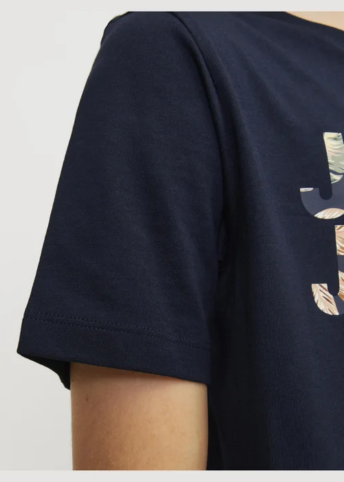 Jack & Jones Navy Slogan T-Shirt (6-16yrs) - Age 6 Years Image 6