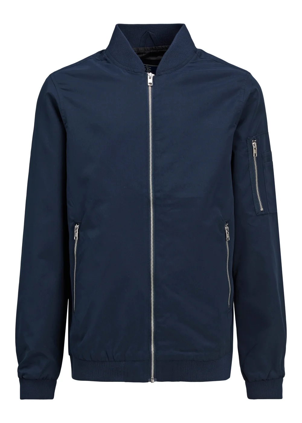 Jack & Jones Boys Blue Bomber Jacket (6-16yrs) - Age 10 Years Image 7