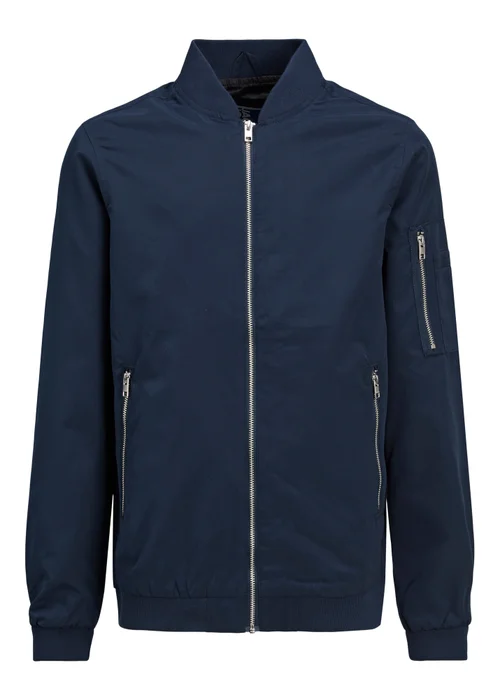 Jack & Jones Boys Blue Bomber Jacket (6-16yrs) - Age 10 Years Image 7