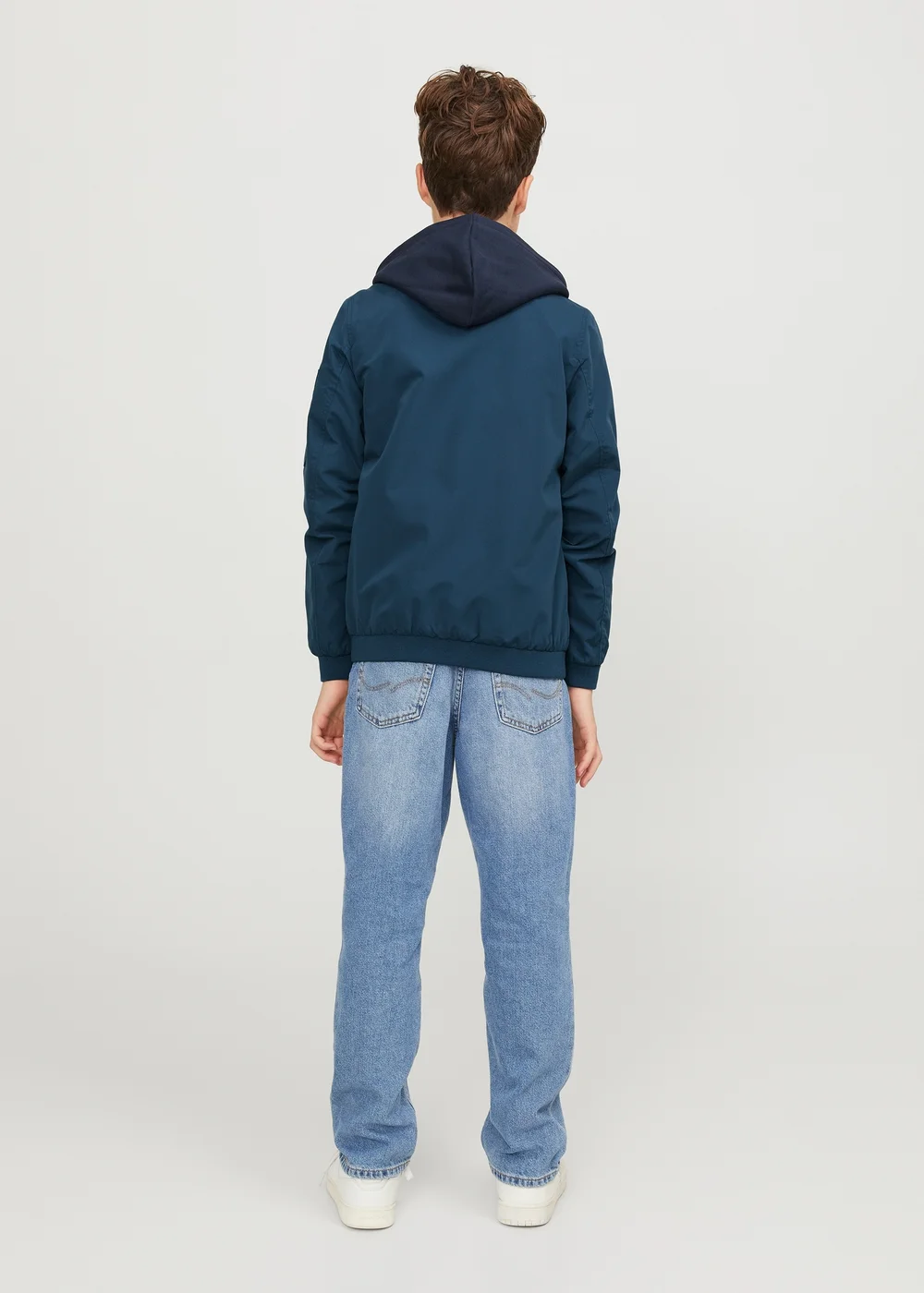 Jack & Jones Boys Blue Bomber Jacket (6-16yrs) - Age 10 Years Image 2