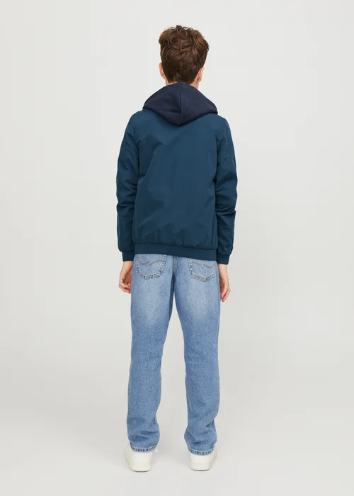 Jack & Jones Boys Blue Bomber Jacket (6-16yrs) - Age 10 Years Image 2