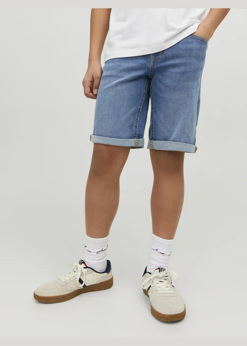 Jack & Jones Junior Blue Denim Shorts - Age 16 Years Image 1
