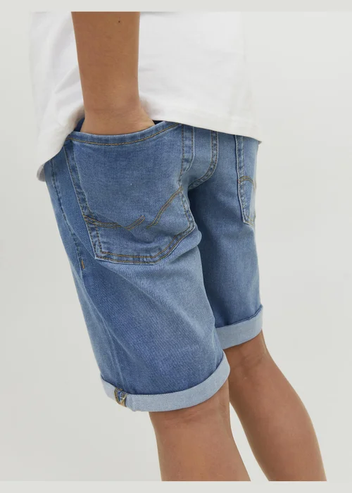 Jack & Jones Junior Blue Denim Shorts - Age 16 Years Image 2