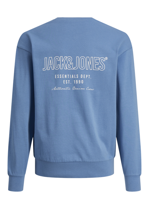 Jack & Jones Blue Essentials Crew Neck Sweatshirt (6-16yrs) - Age 6 Years Image 2
