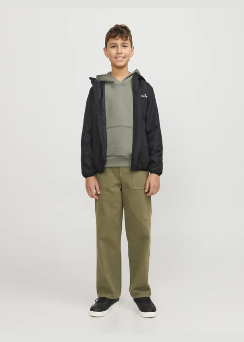 Jack & Jones Boys Black Oliver Jacket (6-16yrs) - Age 6 Years Image 2