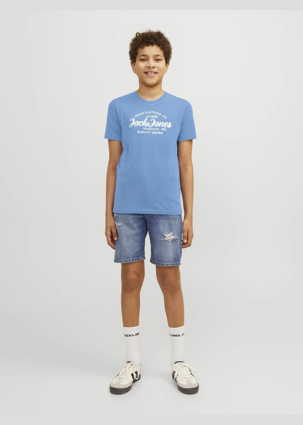 Jack & Jones Boys Blue Forest T-Shirt (6-16yrs) - Age 6 Years Image 6
