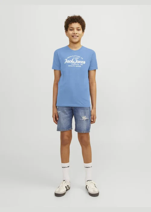 Jack & Jones Boys Blue Forest T-Shirt (6-16yrs) - Age 6 Years Image 6