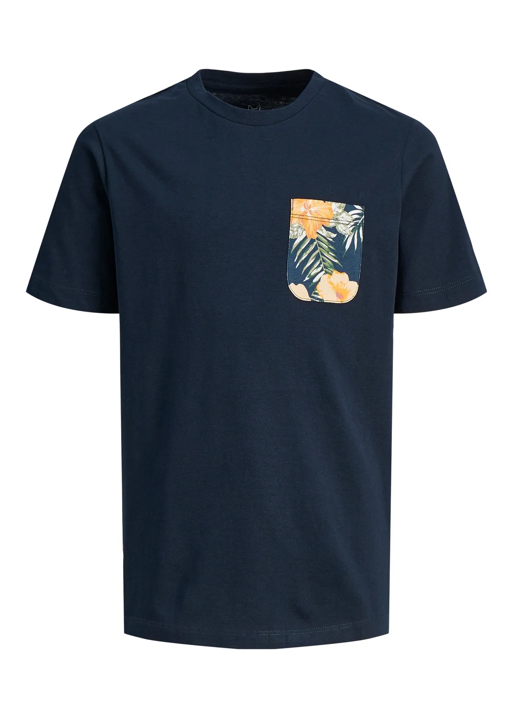 Jack and Jones Boys Navy Chill Pocket T-Shirt ( 6-16yrs) - Age 6 Years Image 1