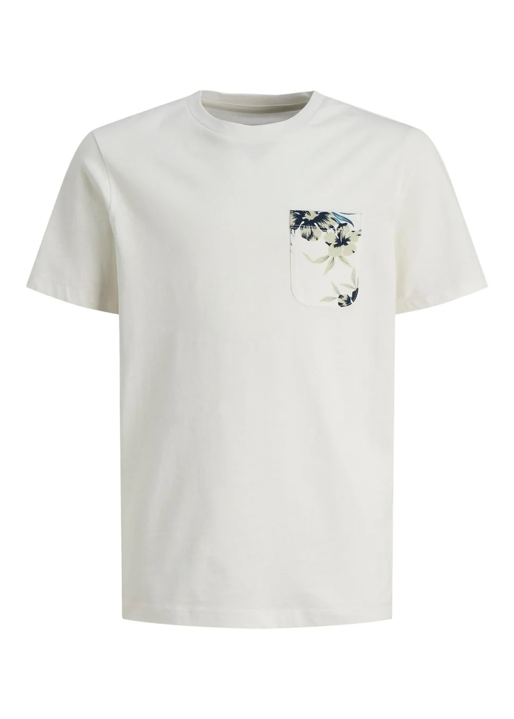 Jack & Jones Boys White Patch Pocket T-Shirt (6-16yrs) - 6 Yrs Image 1