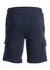 Jack & Jones Boys Navy Cargo Sweat Shorts (8-16yrs) - Age 8 Years Image 2