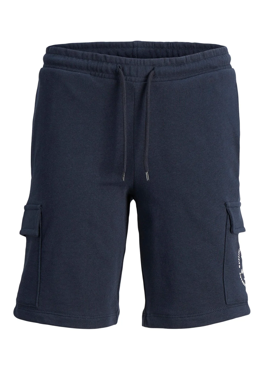 Jack & Jones Boys Navy Cargo Sweat Shorts (8-16yrs) - Age 8 Years Image 1