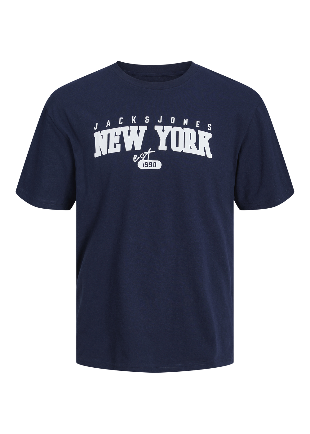 Jack & Jones Boys Navy New York T-Shirt (6-16yrs) - Age 6 Years Image 1