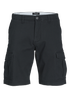 Jack & Jones Boys Black Cargo Sweat Shorts (8-16yrs) - Age 8 Years Image 1