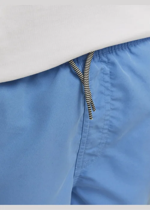 Jack & Jones Boys Blue Double Logo Swim Shorts (8-16yrs) - 8 Yrs Image 5