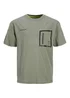 Jack & Jones Boys Green Active One T-Shirt (8-16yrs) - Age 8 Years Image 1