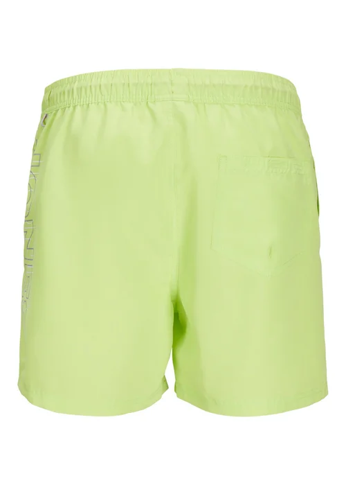 Jack & Jones Boys Green Double Logo Swim Shorts (8-16yrs) - Age 8 Years Image 2