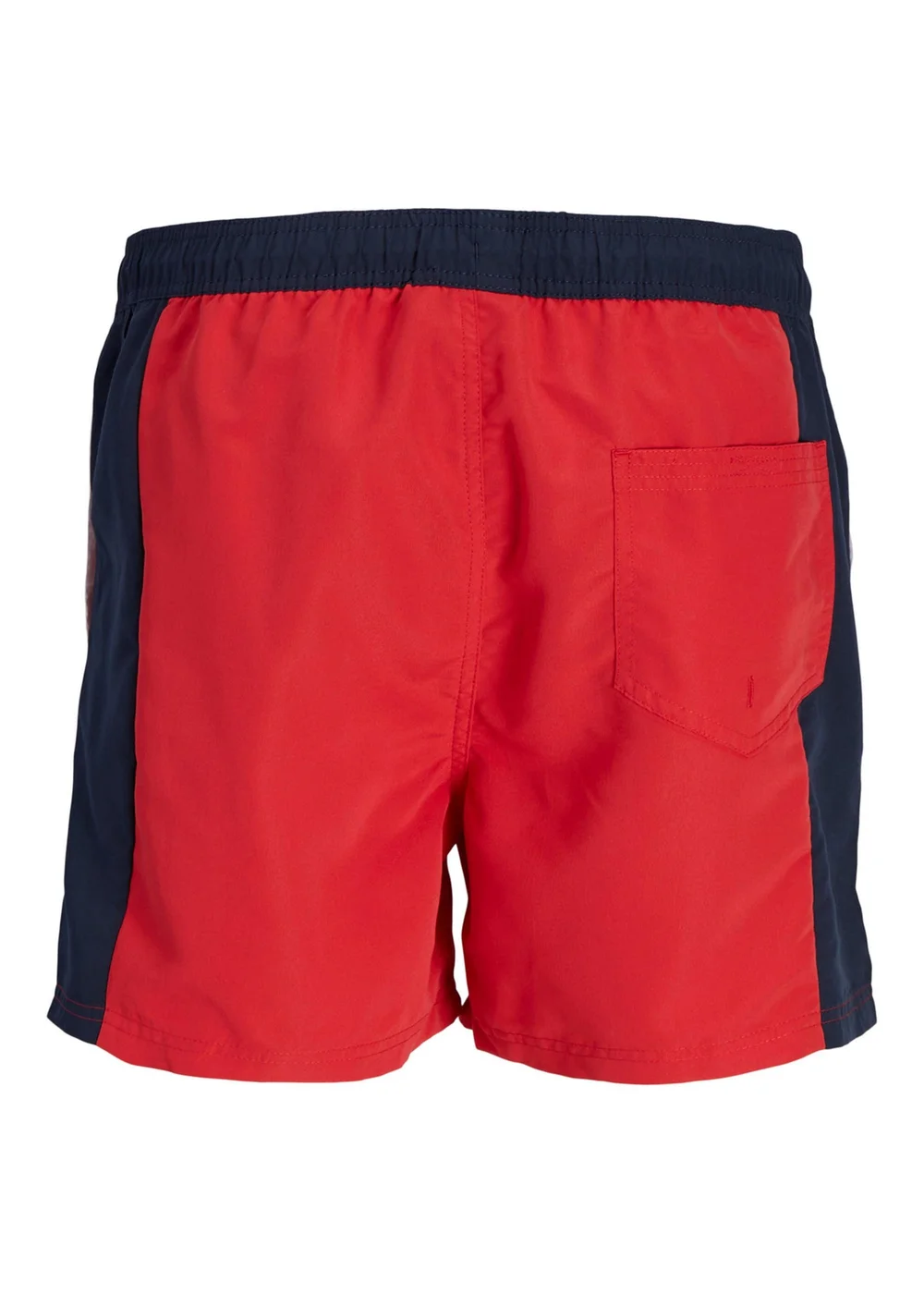 Jack & Jones Boys Red Colour Block Fiji Swim Shorts (8-16yrs) - Age 8 Years Image 2