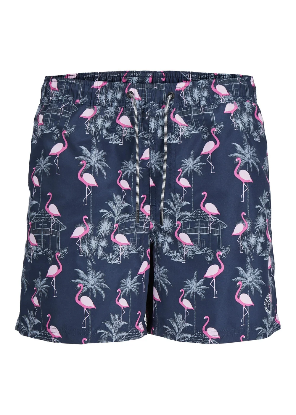 Jack & Jones Boys Navy Flamingo Swim Shorts (8-16yrs) - 10 Yrs Image 1
