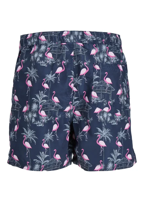 Jack & Jones Boys Navy Flamingo Swim Shorts (8-16yrs) - 10 Yrs Image 2