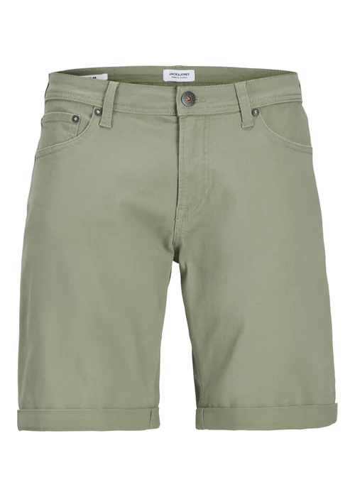 Jack & Jones Boys Green Cargo Shorts (8-16yrs) - Age 8 Years Image 1