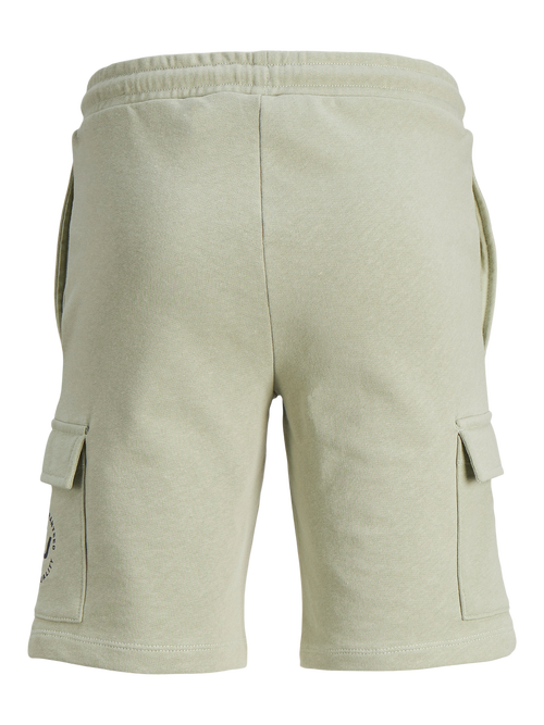 Jack & Jones Boys Green Cargo Sweat Shorts (8-16yrs) - Age 8 Years Image 2