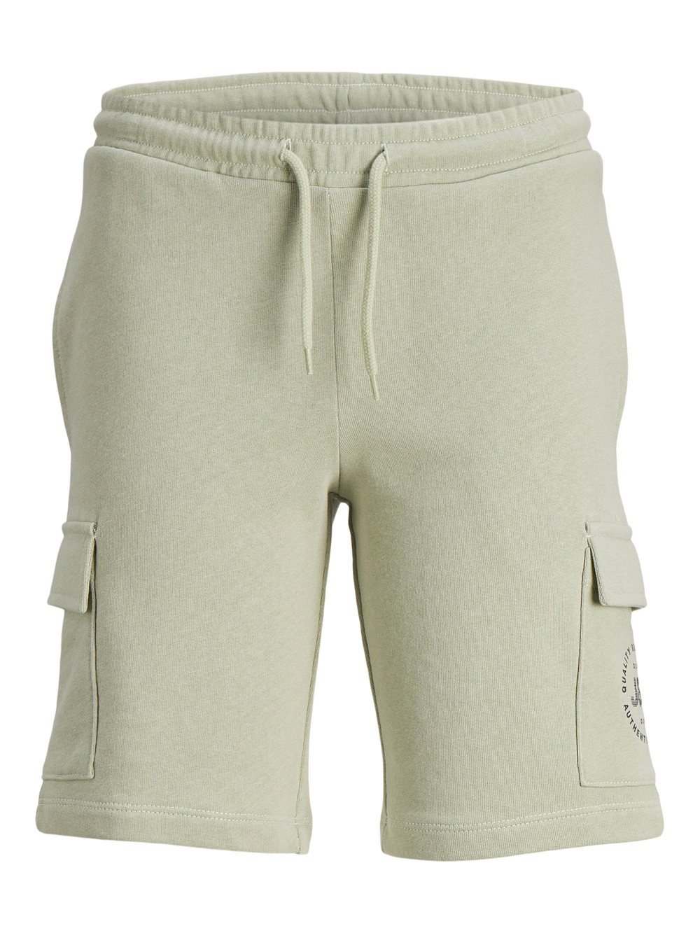Jack & Jones Boys Green Cargo Sweat Shorts (8-16yrs) - Age 8 Years Image 1