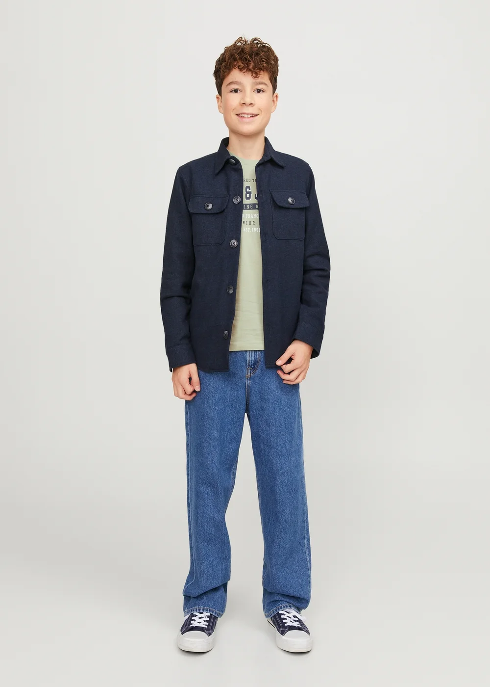 Jack & Jones Boys Green T-Shirt (6-16yrs) - 6 Yrs Image 4