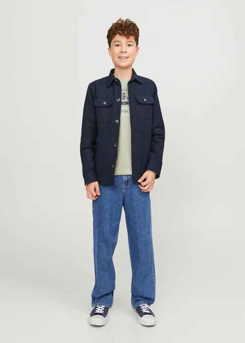 Jack & Jones Boys Green T-Shirt (6-16yrs) - 6 Yrs Image 4