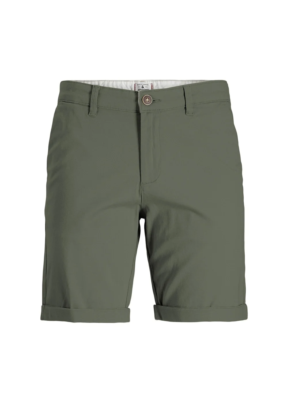 Jack & Jones Boys Green Chino Shorts (8-16yrs) - Age 10 Years Image 1