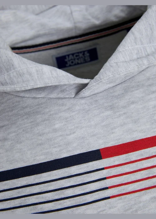 Jack & Jones Boys Grey Hoodie (6-16yrs) - Age 10 Years Image 3