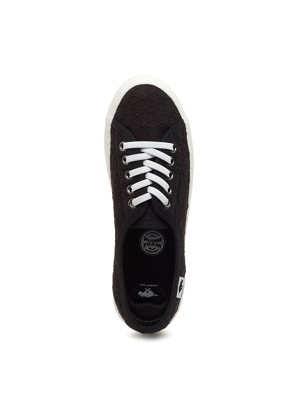 Rocket Dog Black Canvas Trainers - Size 3 Image 6