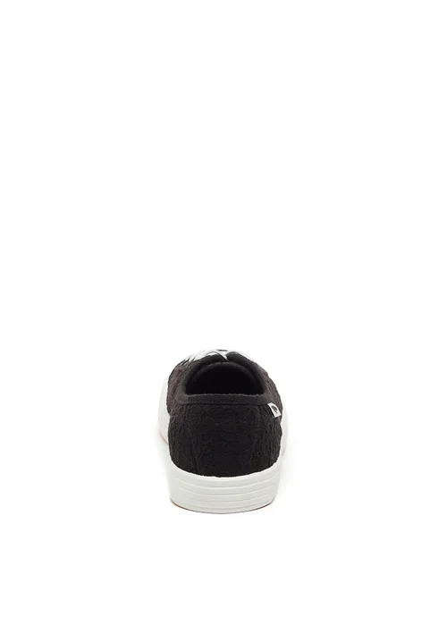 Rocket Dog Black Canvas Trainers - Size 3 Image 3