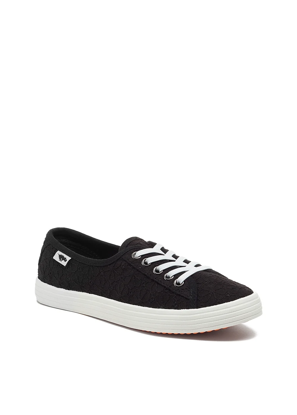 Rocket Dog Black Canvas Trainers - Size 3 Image 1