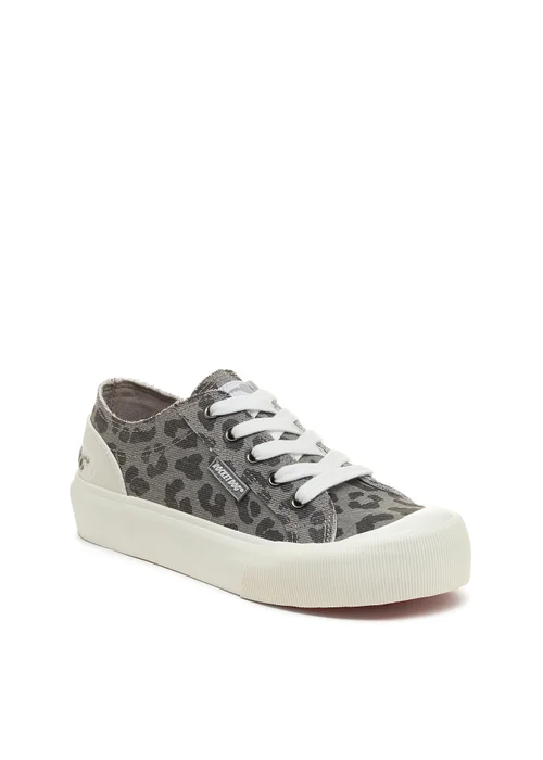 Rocket Dog Grey Leopard Trainers - Size 3 Image 1