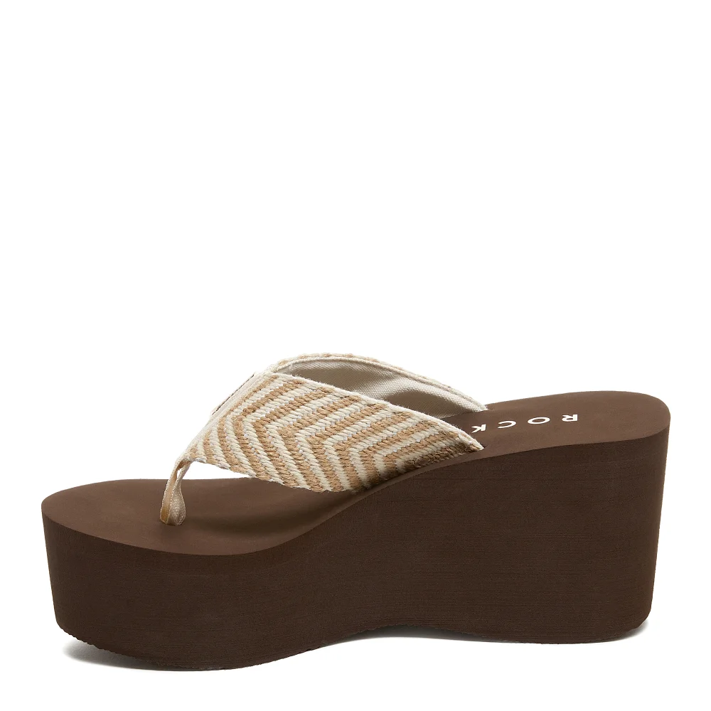 Rocket Dog White Neutral Natural Sandals - 4 Image 4
