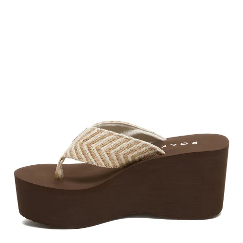 Rocket Dog White Neutral Natural Sandals - 4 Image 4