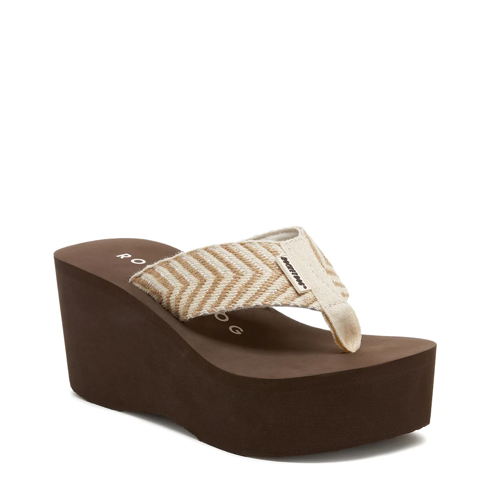 Rocket Dog White Neutral Natural Sandals - 4 Image 1