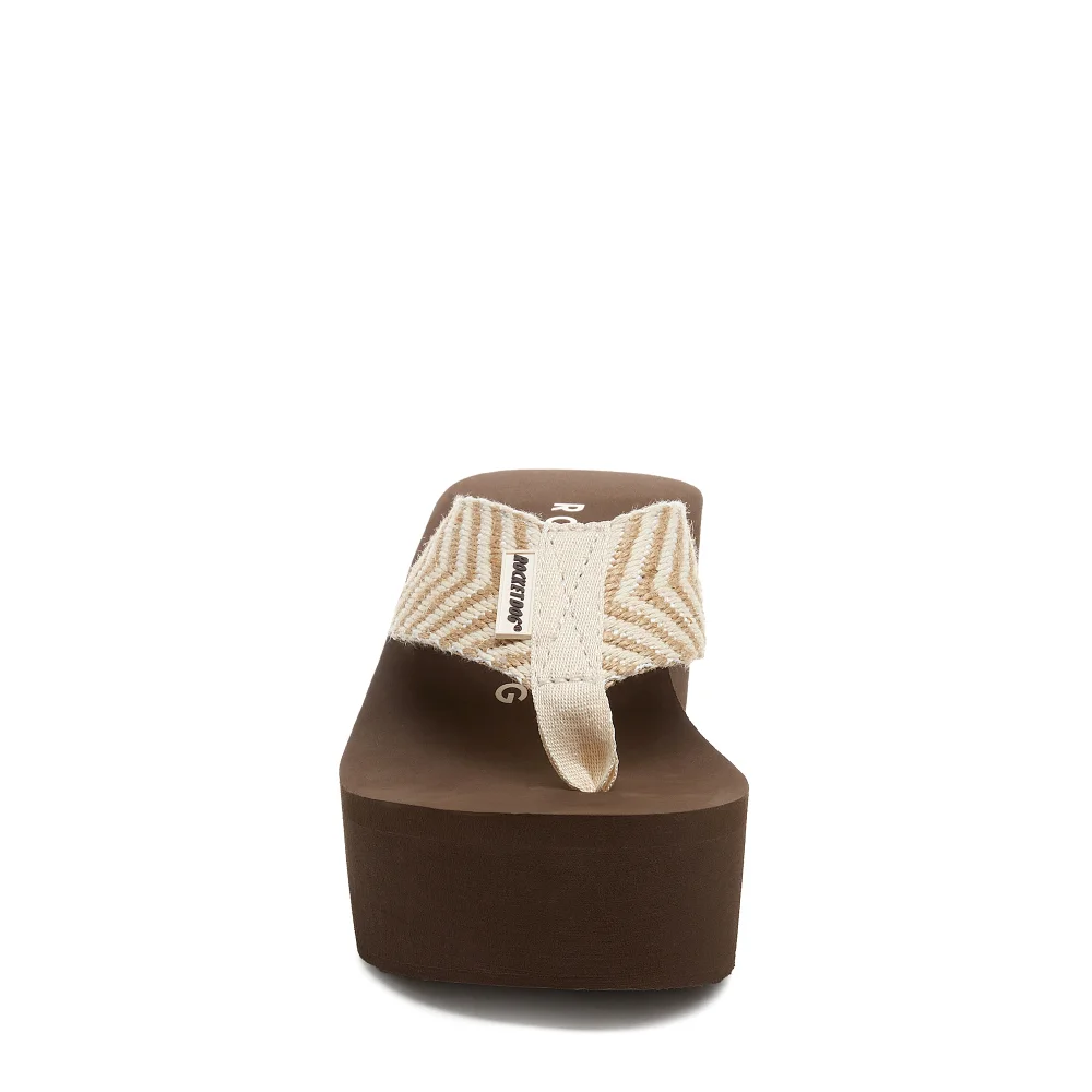 Rocket Dog White Neutral Natural Sandals - 4 Image 5