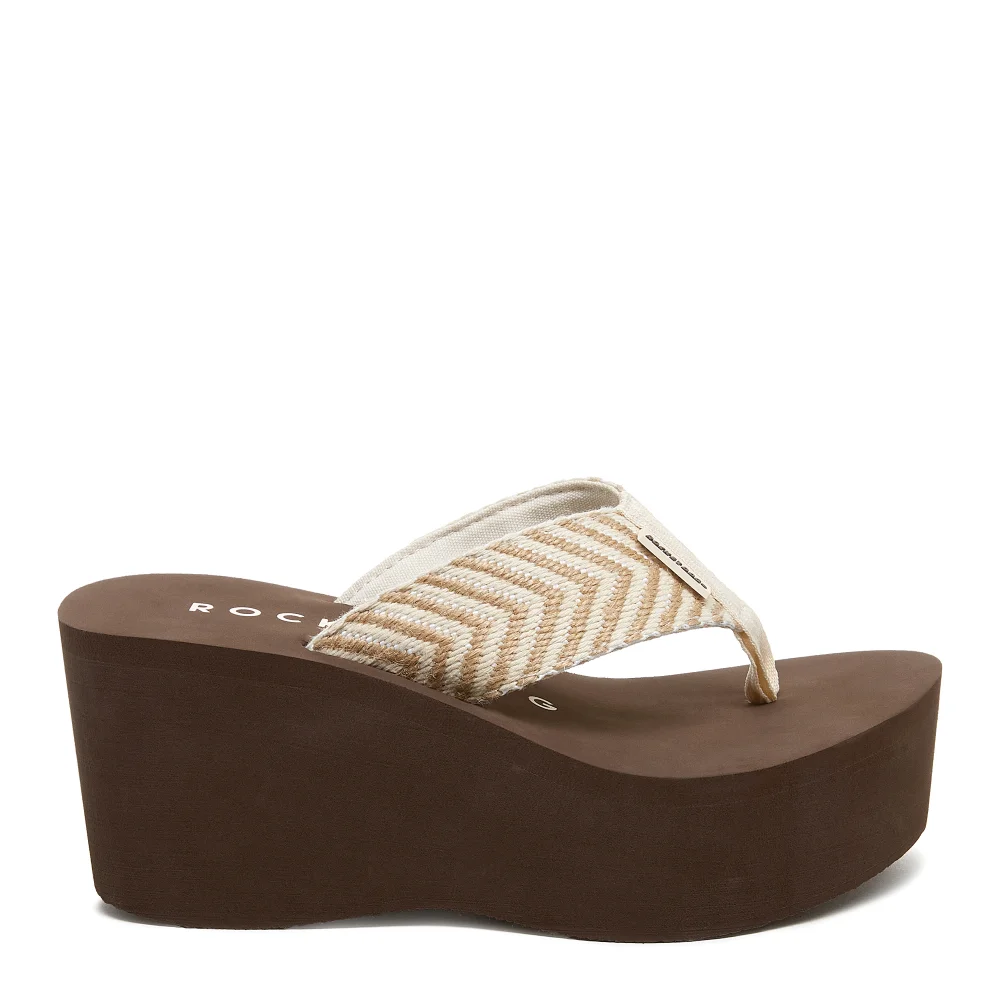 Rocket Dog White Neutral Natural Sandals - 4 Image 2