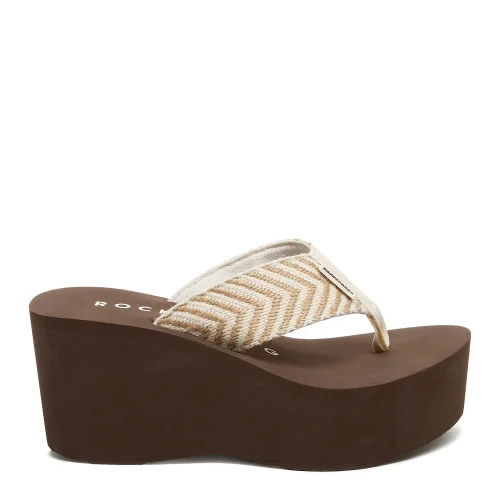 Rocket Dog White Neutral Natural Sandals - 4 Image 2
