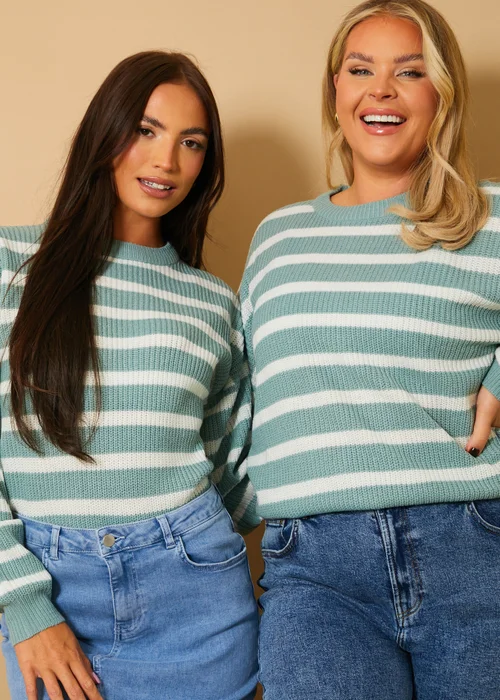 In The Style Sage Stripe Jumper - 06-08 Image 2
