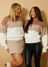 In The Style Mocha Tonal Jumper - 06-08 Image 2