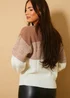 In The Style Mocha Tonal Jumper - 06-08 Image 9