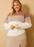 In The Style Mocha Tonal Jumper - 06-08 Image 7