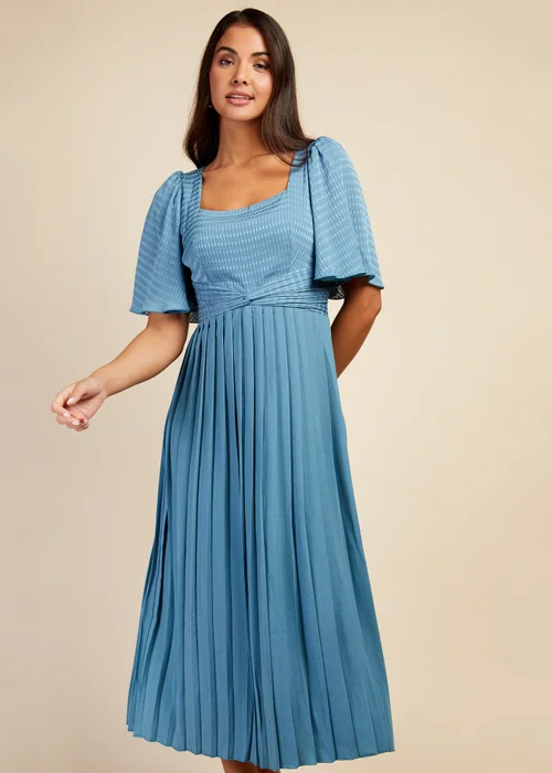 Little Mistress Check and Pleated Hem Midi - 8 Image 2
